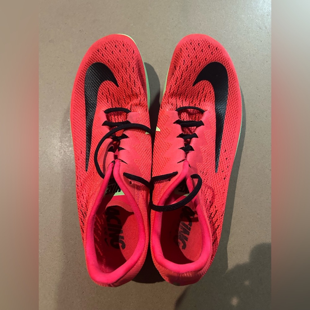 Nike Mens Air Zoom Streak LT 4 Red Running Shoes Sneakers Size 9.5